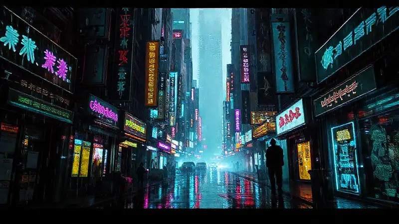 Ciudad cyberpunk