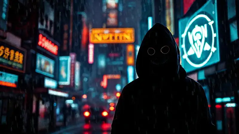 Ciudad cyberpunk digital