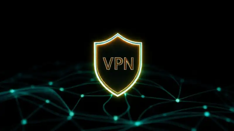 Un logo tecnológico de escudo protector