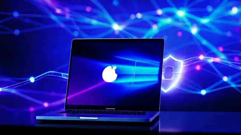 Interfaz digital futurista