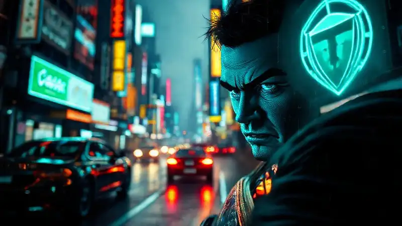 Ciudad cyberpunk virtual, frustrante y oscura