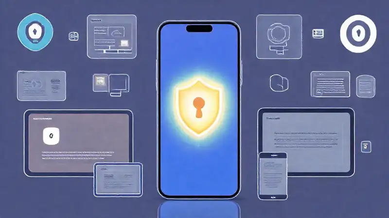 Un smartphone guía la VPN moderna