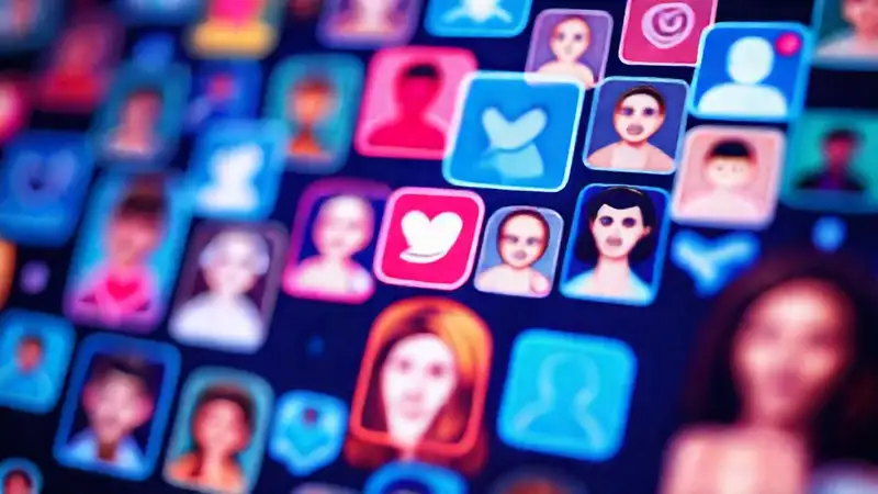 Redes sociales vibrantes e interactivas