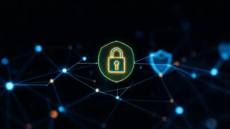 Tecnología digital futurista y segura