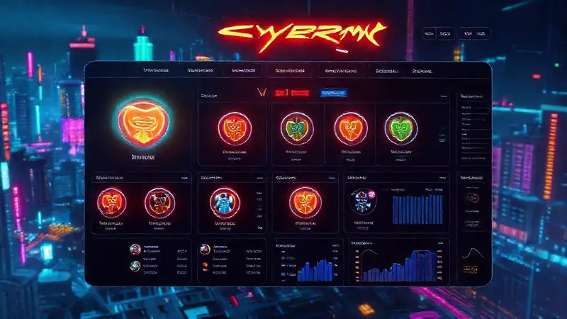 VPN cyberpunk ofrece recompensas digitales visuales