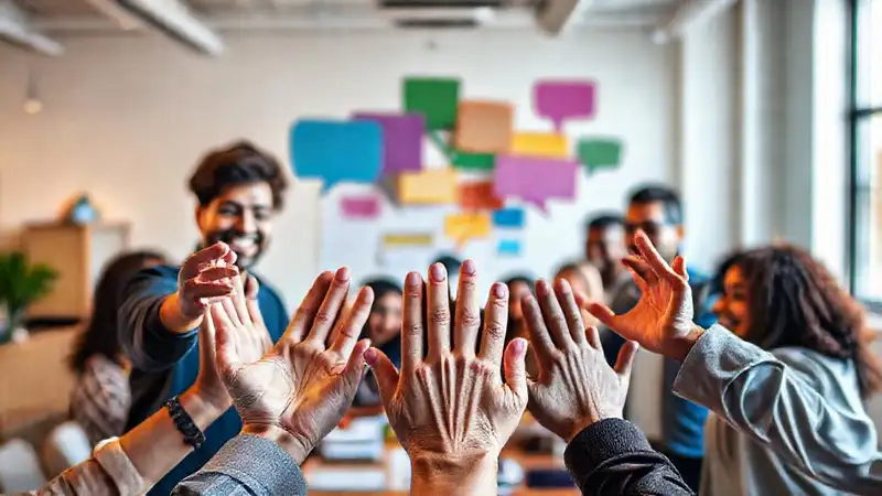Colaboración y confianza brillan en equipo