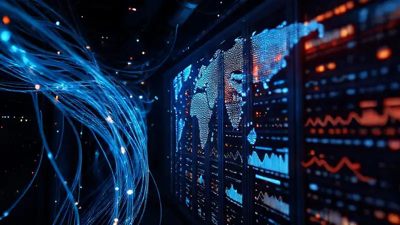 Redes digitales futuristas y conectividad global