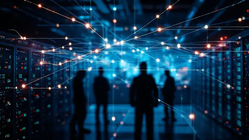 Seguridad digital oscura y amenazante