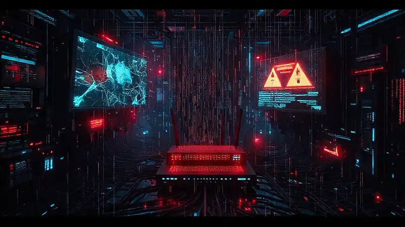 Red cibernética: caos digital y advertencia