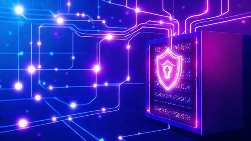 Redes futuristas, datos seguros y vibrantes