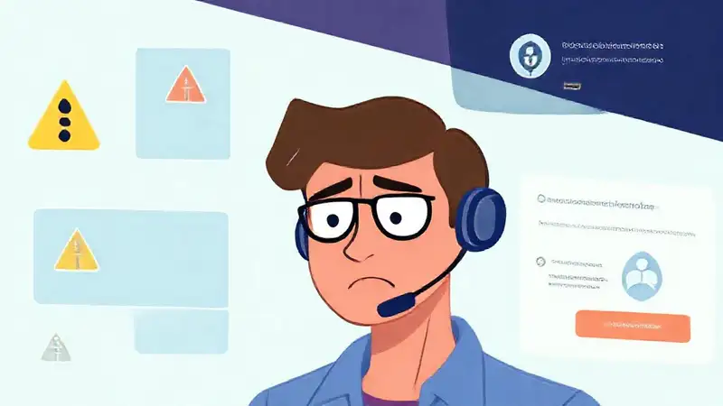 Interfaz de soporte técnico: resolución calmada y clara