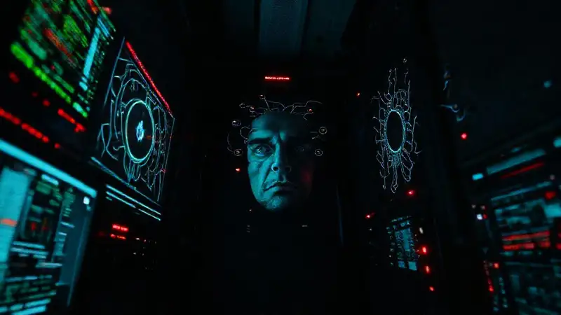 Una sala oscura y amenazante
