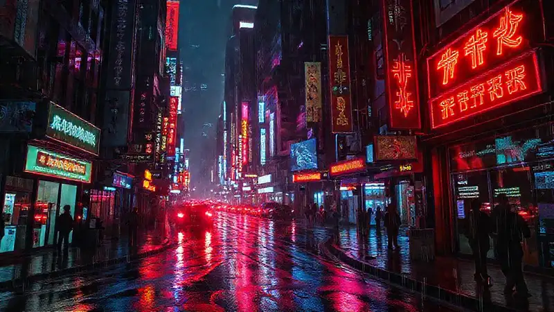 Ciudad cyberpunk