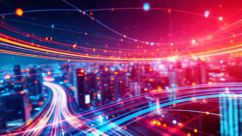 Tecnología futurista irradia velocidad y confianza