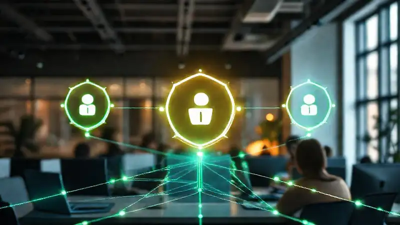 Equipo colaborativo asegura conexión digital segura