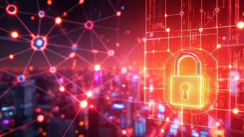 Protección digital futurista, segura y confiable