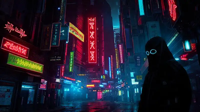 Cyberpunk: neón, datos y anonimato digital