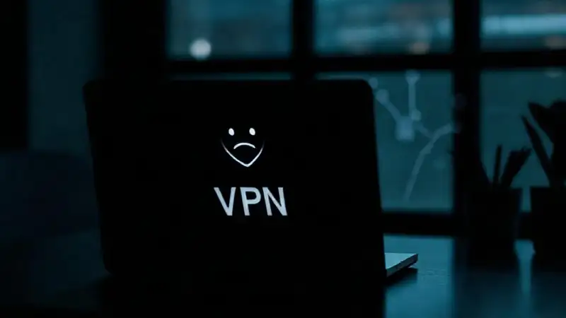 Seguridad digital en un café oscuro