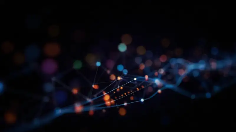 Gráfico digital técnico, rápido y vibrante