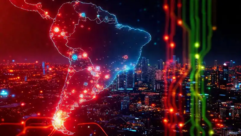 América del Sur digital se visualiza futurista