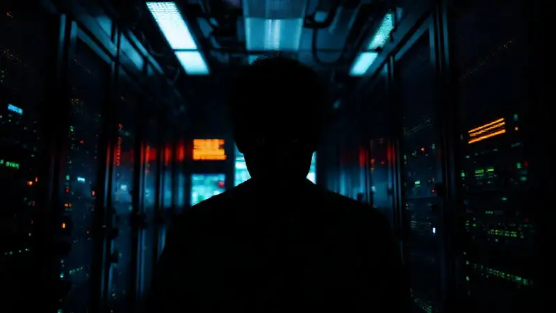 Una sala oscura transmite ansiedad digital