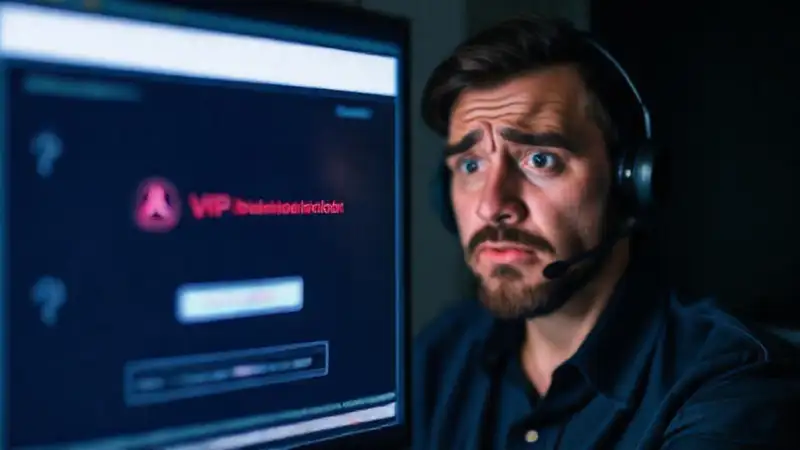 Error de pago VPN frustrante y técnico