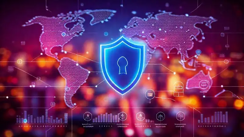 Protección digital global visualmente atractiva