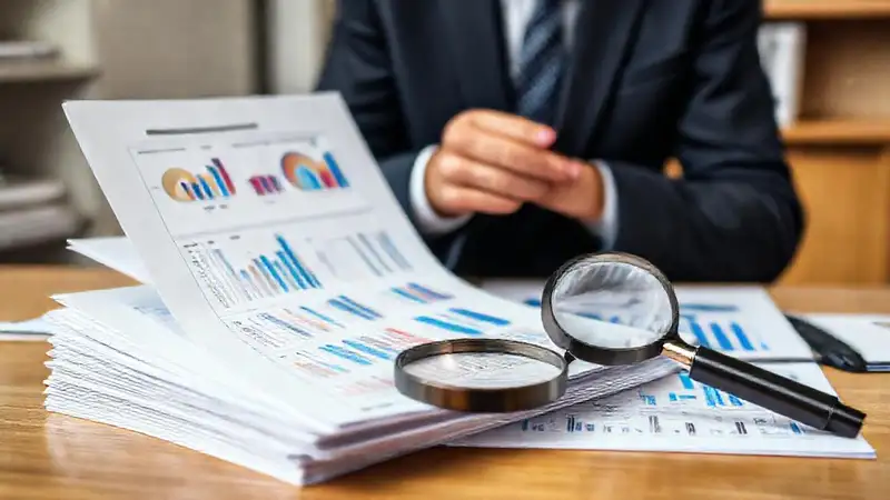 El auditor revisa datos con claridad