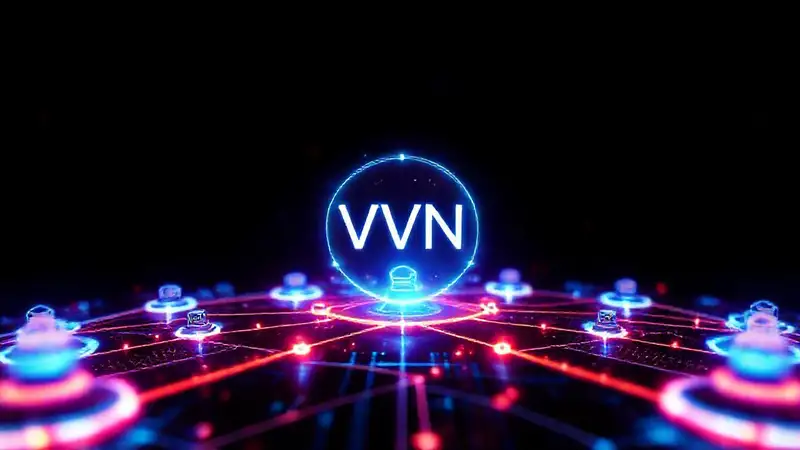Redes digitales futuristas y vibrantes conectadas