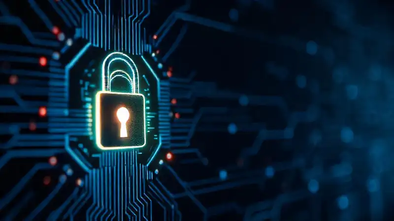 Seguridad digital futurista y conectada